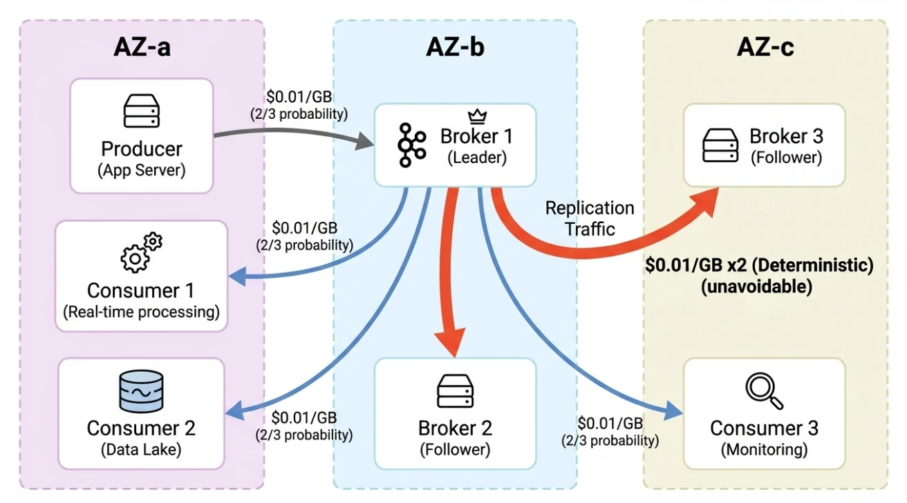 Cross-AZ traffic sources